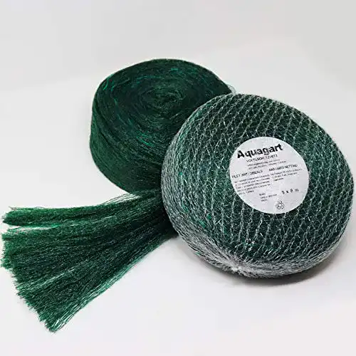 Teichnetz Aquagart Vogelschutznetz 8m x 8m für Obst und Gemüse