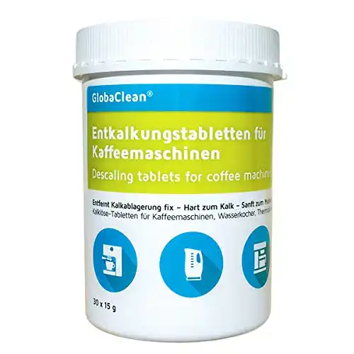 Entkalkungstabletten für Kaffeevollautomaten GlobaClean