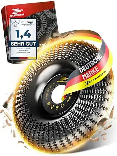 Raspelscheibe Adlerfokus für Winkelschleifer 125mm zur Holzbearbeitung