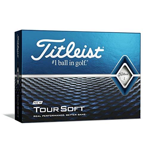 Titleist Tour Soft Golfball für Herren in Weiß