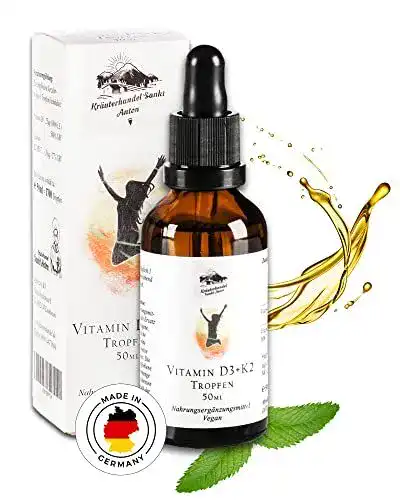 K2-Tropfen von Kräuterhandel Sankt Anton – Vitamin D3 und K2
