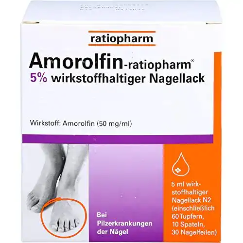 Amorolfin Nagelkur 5% von ratiopharm für die Nagelbehandlung