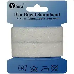 Bügelband Yline 10 m x 2 cm für nähfreies Säumen