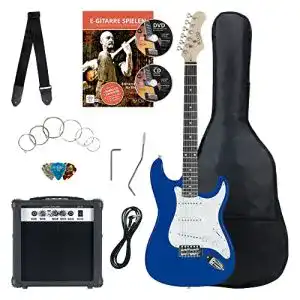 E-Gitarren Set Rocktile Banger’s Pack Komplettset Blau