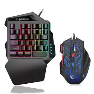 Docooler HXSJ J50 Gaming Tastatur Maus Set einhändige Tastatur