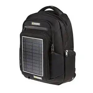 Solarrucksack SunnyBAG Explorer in Schwarz für Outdoor-Aktivitäten