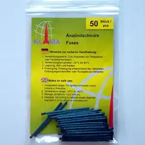 Zündschnur Klima Zündschnüre im 50er Pack
