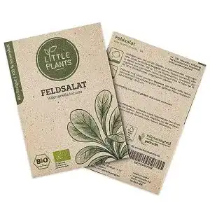 Bio Feldsalat Samen von Little Plants, 300 Stück