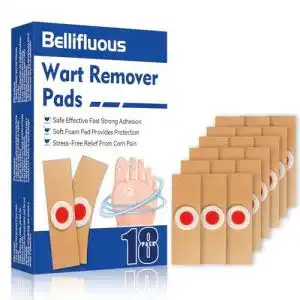 Warzenpflaster Bellifluous zur Entfernung von Warzen und Hühneraugen, 18 Stück