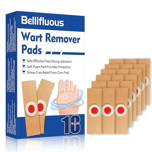 Warzenpflaster Bellifluous zur Entfernung von Warzen und Hühneraugen, 18 Stück