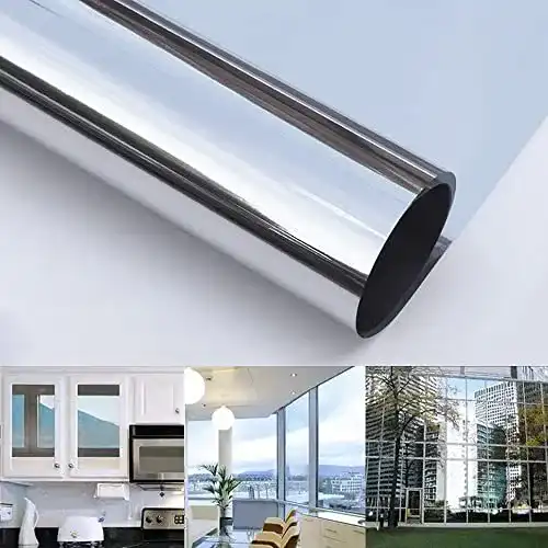 Sonnenschutzfolie Modrady – Selbstklebende Spiegelfolie für Fenster