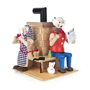 Räuchermännchen Dregeno Seiffen aus Holz, beige, 20 cm hoch