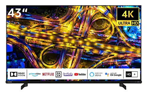 Toshiba 43UL4D63DGY 43 Zoll Fernseher und Smart TV im Vergleich