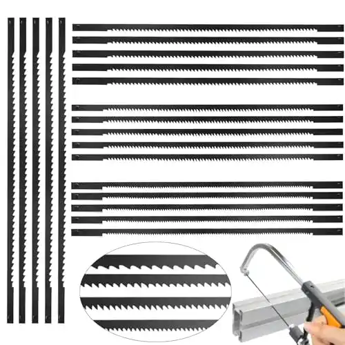 Dekupiersägeblatt WTpin Set, 20 Stück, 127 cm, 10/15/18/24 Zähne