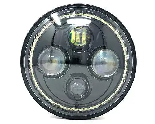 7 Zoll LED Scheinwerfer für Motorräder – Alchemy Parts Projektor