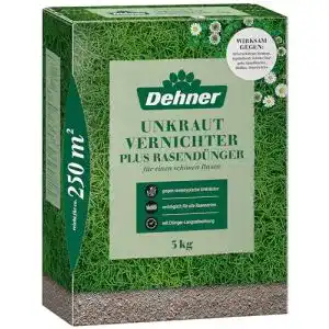 Unkrautvernichter und Rasendünger von Dehner, NPK-Dünger