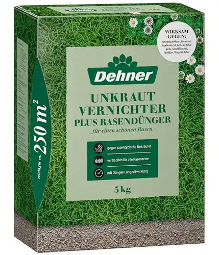 Unkrautvernichter und Rasendünger von Dehner, NPK-Dünger