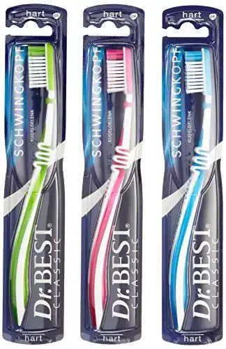 Dr. Best Zahnbürste Schwung hart, 6er Pack