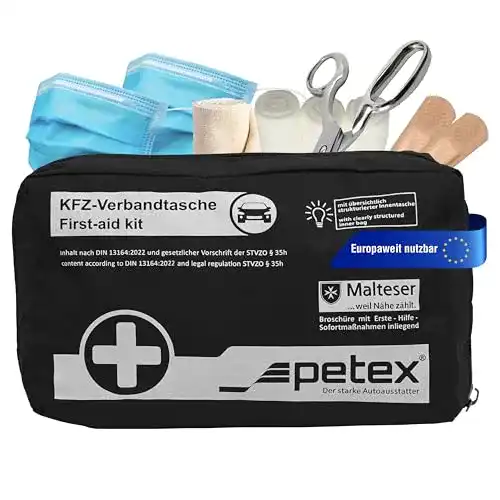 Verbandtasche Petex 43930004 nach DIN 13164:2022