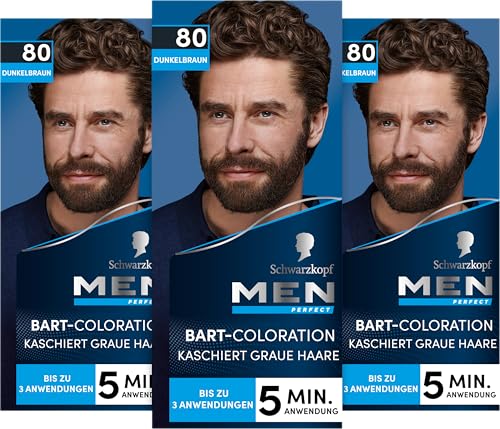 Haarfärbemittel für Herren Schwarzkopf Men Perfect Bart-Coloration 80