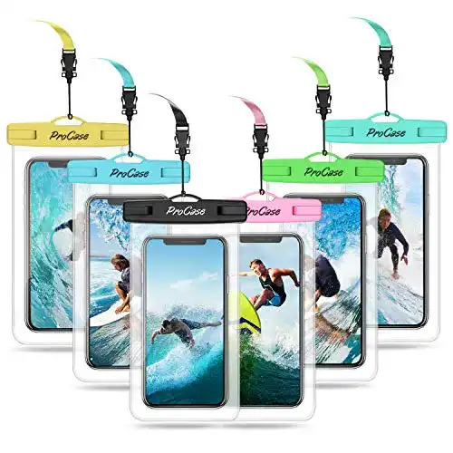 Wasserdichte Handytasche ProCase 6 Stück für Smartphones bis 6,9 Zoll