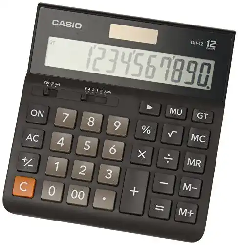 Casio DH-12BK S-EH Tischrechner für den Desktop