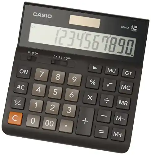 Casio DH-12BK S-EH Tischrechner für den Desktop