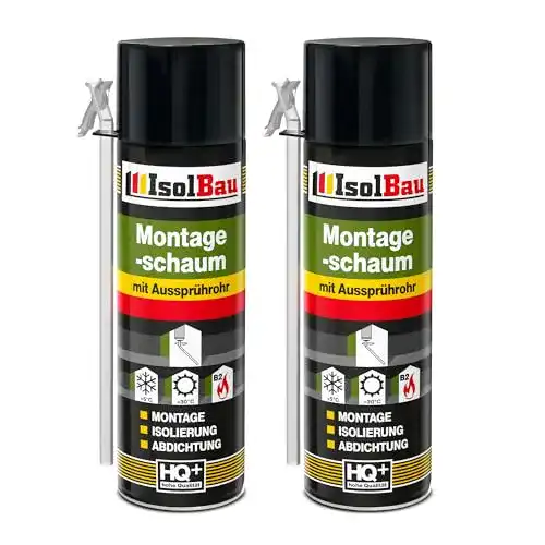 Brunnenschaum Isolbau B2 Montageschaum Adapterschaum 2 x 500 ml