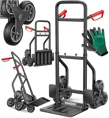 Treppenkarre MASKO Sackkarre 200 kg Transportkarre Treppensteiger