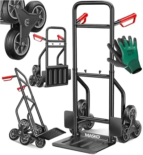 Treppenkarre MASKO Sackkarre 200 kg Transportkarre Treppensteiger