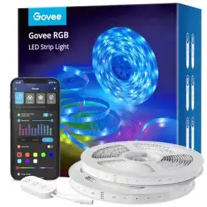 TV Hintergrundbeleuchtung Govee WiFi LED Strip 10m Smart RGB LED
