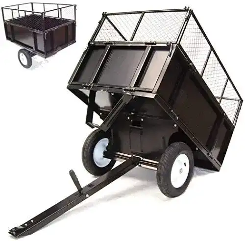 Rasentraktor Anhänger D&L Kippanhänger 300kg für ATV und Quad