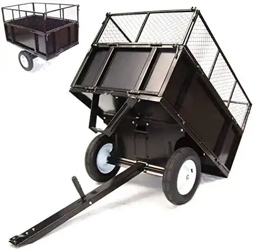 Rasentraktor Anhänger D&L Kippanhänger 300kg für ATV und Quad