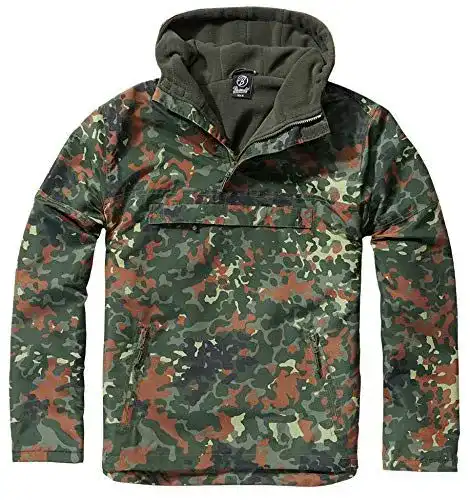 Angeljacke Brandit Windbreaker im Flecktarn Design Größe S