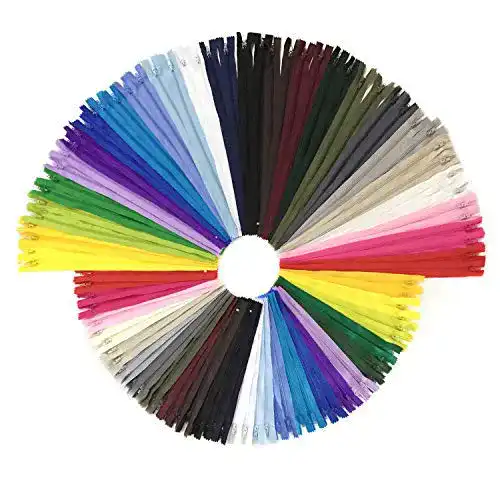Nylon Reißverschlüsse Doitem in 24 Farben, 20 cm und 30 cm