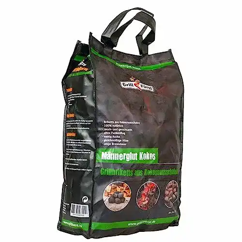 Kokos Grillbriketts 10 kg von Grillfürst Männerglut