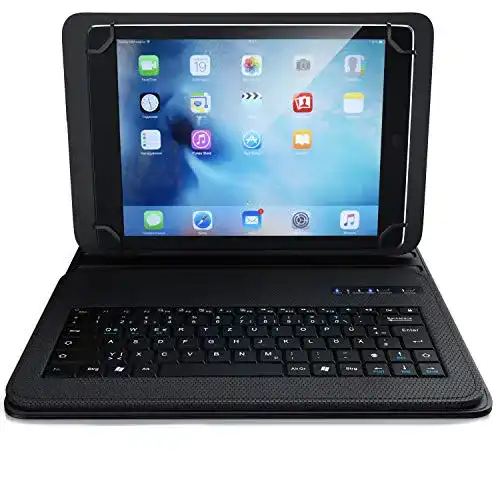Bluetooth Tastatur für iPad Air 2 und 9-12 Zoll Tablets von Csl-Computer