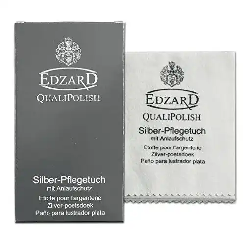 Silberputztuch Edzard QualiPolish Silber Pflegetuch 30 x 45 cm