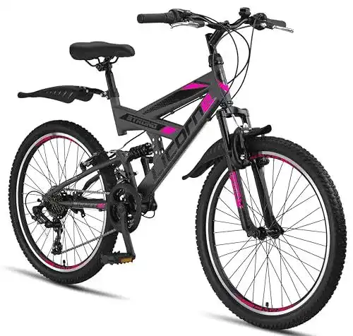 Mountainbike Licorne Bike Strong V Premium in 24 Zoll