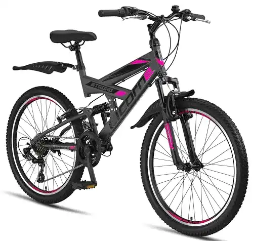 Mountainbike Licorne Bike Strong V Premium in 24 Zoll