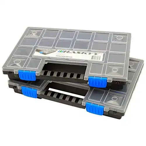 Sortimentskasten Haskyy 2 x XL unterteilt und stapelbar