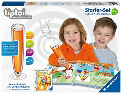 Tiptoi Ravensburger Starter-Set 00806 mit Stift und Wörter-Bilderbuch