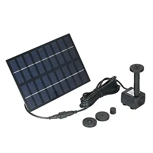 Solar Teichpumpe von Decdeal für Brunnen und Springbrunnen