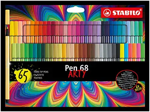 Filzstifte Set STABILO Premium Pen 68 ARTY 65 Farben