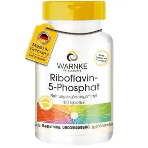 Riboflavin 5-Phosphat Tabletten von Warnke Vitalstoffe, vegan
