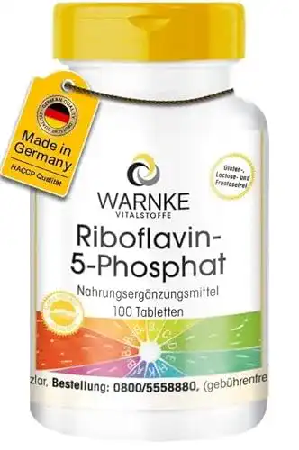 Riboflavin 5-Phosphat Tabletten von Warnke Vitalstoffe, vegan