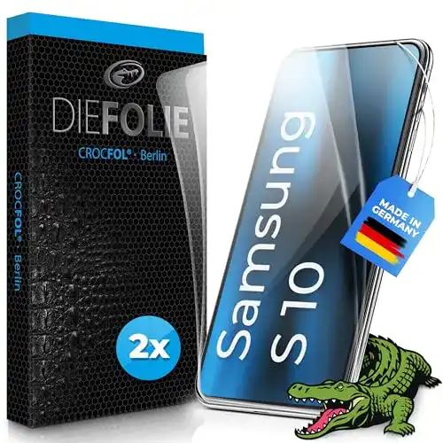 Samsung Galaxy S10 Schutzfolie Crocfol – Kompatible Premium 5D Folie