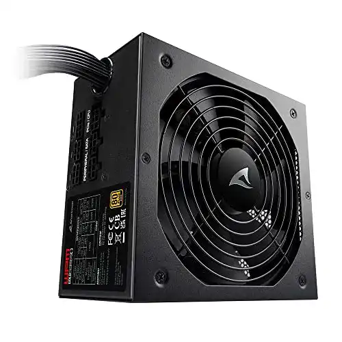 650W Netzteil Sharkoon WPM Gold Zero, 80 Plus Gold semimodular