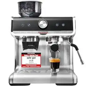 Siebträgermaschine Gastroback Espresso mit Mahlwerk im Vergleich