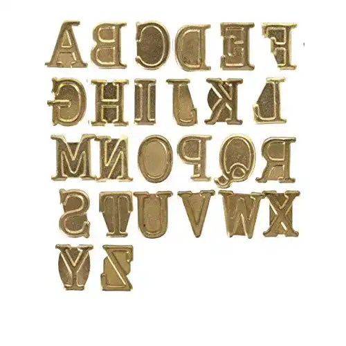Brennstempel Walnut Hollow 26162 Großbuchstaben Alphabet Set